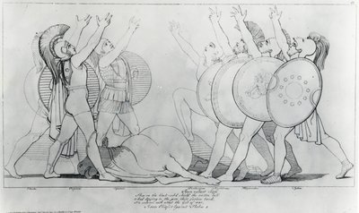 The Seven Against Thebes by John Flaxman